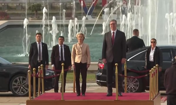 В Белград прибыла глава Еврокомиссии Урсула фон дер Ляйен.