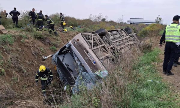 Серьезнейшее ДТП произошло в Сербии.