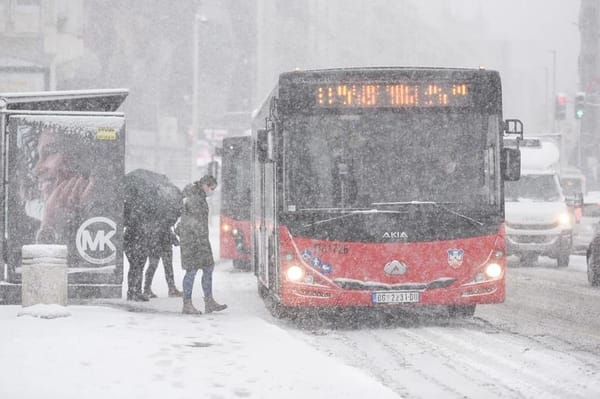Первый снег в городах Сербии может выпасть 18 ноября.