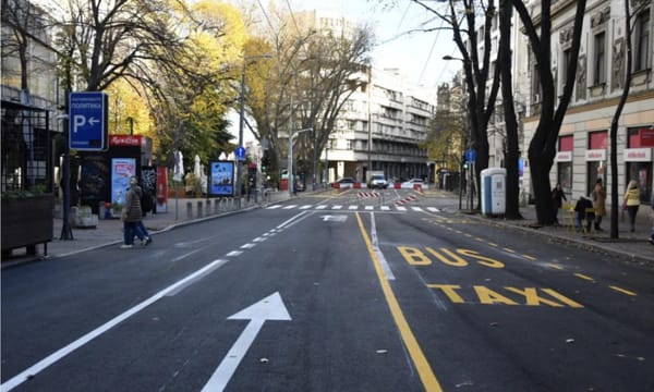 С воскресенья меняется режим движения на улицах Нушичева и Македонска в центре Белграда.