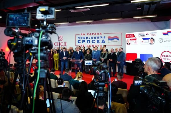 Ставленник Додика набирает на выборах президента Республики Сербской 50,3% голосов.